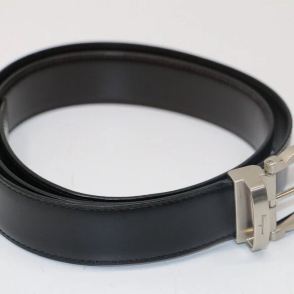 Salvatore Ferragamo Reversible Gancini Belt 67 9781/00 - Black/Brown - Picture 2 of 14